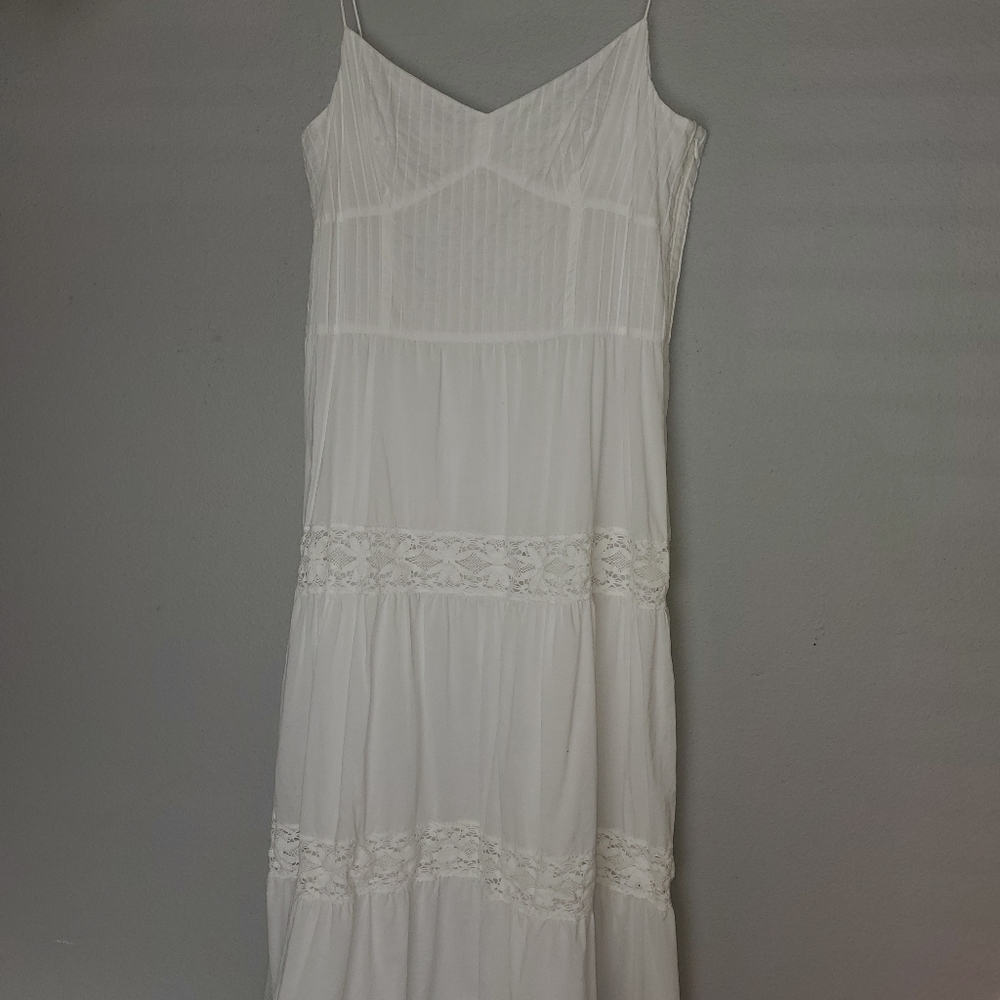 Ann Taylor Loft white dress with spaghetti straps - Picture 11 of 16